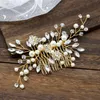 Brudhuvudstycken Rhinestone Brides Hårkammar Party Prom Hair Accessories Wedding Hair Smycken Fashion Tiaras för kvinnors huvudstycken