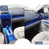 Autostickers voor Mazda 6 2003 Interieur Centrale bedieningspaneel Deurklink 3D 5D Koolstofvezel Stickers Stijl Accessorie Drop levering DH