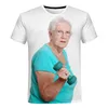 T-shirt da uomo T-shirt leccata stampata divertente ghiacciolo 2023 casual sciolto nonna da donna top estate carino rosso creativo