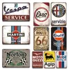 Peinture en métal à l'huile de moteur, marque d'équipe de course au gaz, signes métalliques Vintage, Garage Man Cave, accessoires de décoration murale, plaques métalliques rétro, autocollants muraux taille 30x20 w01