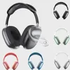 AirPods için Max Pro 2 3 Kulaklık Aksesuarları Katı Şeffaf TPU Kasa Silikon Silikon Sevimli Koruyucu Kapak Perakende Kutusu