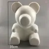 Dekoratif Çiçekler 1pcs 20cm/30cm Yapay Köpük Polystiren Strafor Ayı Ayı Güller Kalıp DIY Hediyeler