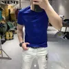 Men's T-Shirts Cool Skating Silk Cotton Men's Short Sleeved Tshirt Summer White Male Wear Multi Solid Color Tees High Quality Bottom Shirt 5X Z0221