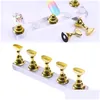 Nail Practice Display 1Set Magnetic Holder Stand Acrylic Crystal Showing Shelf Nails Arts Tool Art Props Drop Delivery Health Beaut Dhkiq