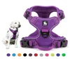 Truelove No Pull Dog Harness Adationable Safety Nylon Large Pet Vestパッド入りReflective Outdoor for S Leash Control 2110267178295