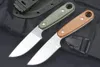 Offre spéciale M6698 Couteau de chasse droit de survie 14C28N BLADE DE POINT DE DROP SATIN CNC CNC FULL TANG GANDE GRAND