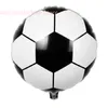 Andra evenemangsfestleveranser Soccer Balloons Arch Garland Kit Birthday Party Supplies Soccer Foil Latex Balloon for Football Boy Baby Shower 230220