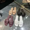 2022 Designer Slippers sandals in leather small fragrance lozenge check brown black white fashion shoes women's beach flip-flops large size