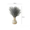 Flores decorativas 1pcs Pampas artificiais Secas Grass Simulação