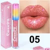 Lip Gloss Cmaadu Glitter Flip Velvet Matte Tint 6 Colors Waterproof Long Lasting Diamond Flash Shimmer Liquid Lipstick Drop Delivery Dh9Cj