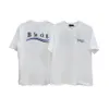 Мужская дизайнерская футболка Женская вышивка Футболки с вышивкой Роскошный бренд с короткими рукавами Летние влюбленные Топ с круглым вырезом Одежда Одежда