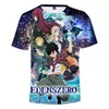 القمصان t من الرجال 2023 Edens Zero Summer Harajuku Men Shirt Shirt Shirt Fashion O-neck Eversive T-Shirt