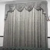 Curtain Light Luxury Bronze Texture Velvet Flannel American Thickened High Shading Dark Gray For Living Room Bedroom #4