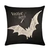 Pillow Wholesale Cover Yellow Halloween Night Pumpkin Witch Party High Quality Home Office Decorative Case
