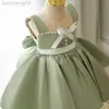 Girl's Dresses Baby Girl Princess Dress Newborn Green Lace Baptism Dress Flower Girls Dress Toddler Christening Gown Elegant Princess Come