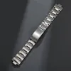 Watch Bands 18mm 19mm Oyster Solid Stainless Steel Bracelet Strap Fit For 5271k