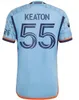 mls 2024 2025 New York City FC voetbalshirts thuis weg NYCFC 24 25 THIAGO MORALEZ Talles Magno Keaton fans spelerversie voetbalshirts