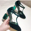 Crystal Heel Wedding Bridal Shoes Women Velvet Rhinestone High Heeled Lady Mary Jane Shoes Plus Size 35-42