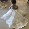 Dziewczyna sukienki Komunia Kwiat na czapkę ślubną Sheer Jewel Party Toddler konkurs