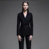 Женские костюмы Blazers Business Women Formal Formal Pant 2023 Офисные леди -костюми