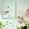 Pendant Necklaces Kissitty 20Pcs Stainless Steel Pendants Butterfly Leaf Flower Flat Round Polygon Charm For Necklace Bracelet Earring Jewel