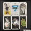 Jeux de cartes Meilleure vente de cartes de Tarot pour animaux Oracle Board Deck, jeu de fête X1106, livraison directe, jouets cadeaux Puzzles Dh30Q