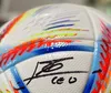 LIONEL Autographié Signé signé auto Souvenirs à collectionner 2022 BALLON DE FOOTBALL DE LA COUPE DU MONDE