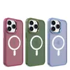 Strong Magnetic Magsafe Frosted Matte Hard PC TPU Phone Cases for iPhone 15 Pro Max 15 14 Plus 13 12 11 12 Pro Max Quality N52 Magnetic Semitransparent Clear Phone Cover