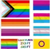 DHL Gay Flags 90x150cm Rainbow Things Pride Bisexual Lesbian Pansexual LGBT Accessories Flags CPA4205 0221