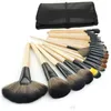 Makeup Brushes Professional 24 Pcs Brush Set Tools Toiletry Kit Wool Brand Make Up Case Cosmetic Drop Delivery Health Beauty Accessor Dhxv8