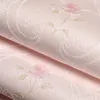 Wallpapers Bacaz 3d Papel De Parede Pink Flower Po Wallpaper Rolls For Bedroom Wall Paper Wallcoverings