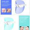 Massageador de rosto 7 cores LED Light Therapy Mask Pon Antiening Anti Rijuza Rejuvenescimento Sem fio Cuidado com a pele Beatuy Dispositivos 230314