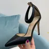 2023 Spring and Summer Women's Shoes New Classic Fashion Simple Pointed Thin Heel Leather Design