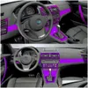 Autocollants de voiture pour X3 E83 20062010 Carstyling 3D 5D fibre de carbone Console centrale intérieure changement de couleur autocollant de moulage décalcomanies Drop Deli Dhlxc