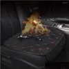 Housses de siège de voiture Ers 12V Chauffé Hiver Er Chaud En Peluche Électrique Coussin Protecteur Tapis Intérieur Accessoires Drop Delivery Mobiles Motorcy Dhtaj