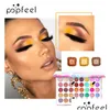 Eye Shadow PopFeel Professional Glitter Eyeshadow Palette 40 F￤rger L￥ngvarig matta makeup Kvinnor Sk￶nhet Kosmetisk g￥va Drop Delive DH3VB