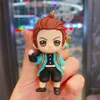 Pendant Toys Anime Keychain Demon Slayer Kimetsu no Yaiba Kamado Tanjirou Nezuko Cosplay Props Cartoon Accessories Keyrings