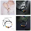 Per perled huit planètes du système solaire Stands Natural Stones Lava Stone Strands Bracelet Bracelet à main Bracelets Drop Livraison DHI7E