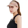 Boinas de verão Mulheres Quick Dry Sun Visor Hats Tie Tye Casual Casual Cap dobrável Praia Golf Tennis Sports Caps leves sunhat