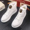 New men's boots high top shoes leather everything board shoes soft sole simple casual small white shoes elastic boots A6