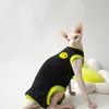 Kattdräkter wmxz sphinx hårlösa kläder varm höst vintermage ärmlös fyrbenad kappa husdjur jumpsuit outfit mjuk jacka bomull bomull