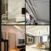 Wall Stickers 10M Gold Strip Stainless Steel Flat Self Adhesive Living Room Decoration Mirrors for Home Edge 230221