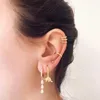 Hoop Earrings Gold Horn Stegosaurus Pendiente Piercing Earring Drop Ear Clips For Women Jewelry 2023 Animal Collection Rock Punk Party