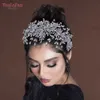 Tiaras YouLaPan HP482 Hochzeit Stirnbänder Braut Tiaras und Kopfschmuck Kristall Kopfschmuck Braut Haarschmuck Handgefertigte Prinzessin Kopfbedeckung Z0220