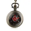 Pocket Watches Vintage Steampunk Soviet Sickle Hammer Style Antique Quartz Watch Halsband Gift Diy Jewelry Women Men