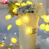 Strings Light String Tree Pavilions Hanging Lamp Home Battery Powered Lemon 150cm