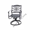 Gensun Outdoor Garden furniture Sets four Chairs and a round aluminium patio table