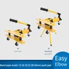 SWG-1 Integral Hydraulic Pipe Bender 10 ton Manual Copper Steel Tube Bending Tool 1 tum 13-34mm med 6 Dies Kit