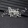 Brudhuvudstycken Rhinestone Brides Hårkammar Party Prom Hair Accessories Wedding Hair Smycken Fashion Tiaras för kvinnors huvudstycken