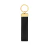 Leather Keychain Card Holder Exquisite Luxury Designer Keyring Zinc Alloy Letter Unisex Lanyard cute for women men 65221 with box 3069